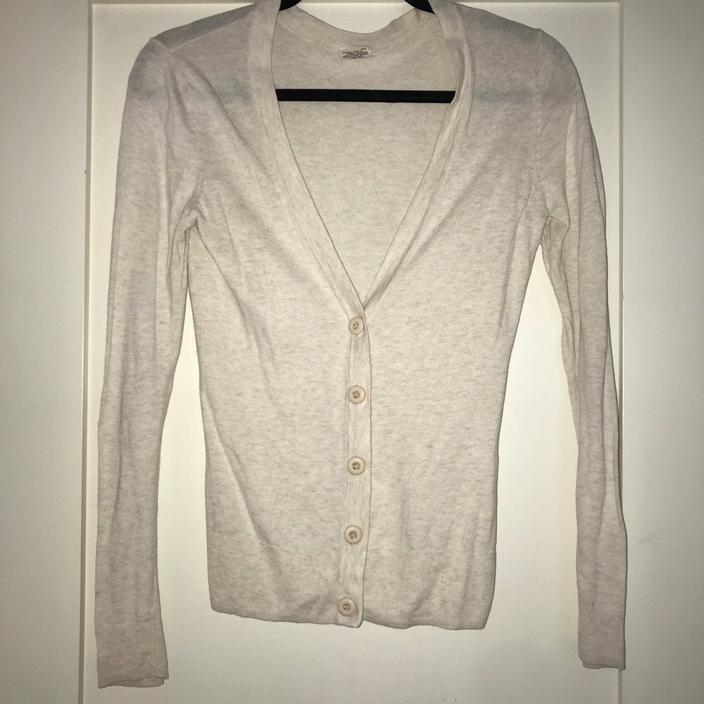 Cream cardigan